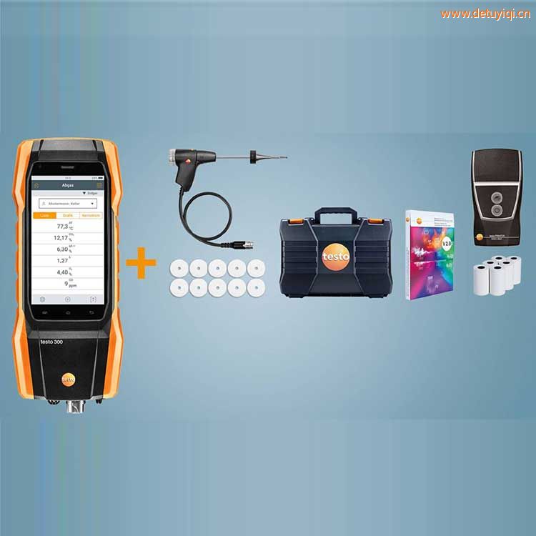 testo300 Longlife 长寿命烟气分析仪专业款2(二组分)0633 3004 88