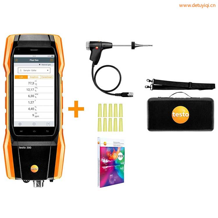 testo300套装1烟气分析仪通用型基础款套装10564 3002 70
